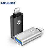 OTG adapter USB for iPhone iPad iOS 12 13 Connect MIDI Piano Silver