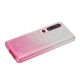 For XIAOMI CC9E/A3/10/10 PRO/K20/K20 pro Phone Case Gradient Color Glitter Powder Phone Cover with Airbag Bracket Pink