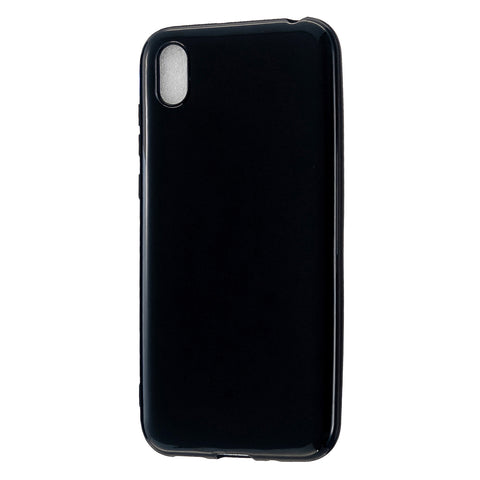 For HUAWEI Y5 2018/2019 TPU Phone Case Simple Profile Delicate Finish Cellphone Cover Full Body Protection Bright black