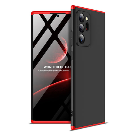 For Samsung Note 20/Note 20 Ultra/M31S Mobile Phone Cover 360 Degree Full Protection Phone Case Red black red
