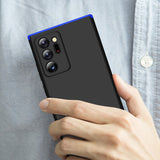 For Samsung Note 20/Note 20 Ultra/M31S Mobile Phone Cover 360 Degree Full Protection Phone Case Blue black blue