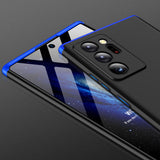 For Samsung Note 20/Note 20 Ultra/M31S Mobile Phone Cover 360 Degree Full Protection Phone Case Blue black blue