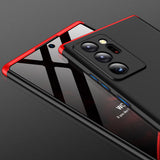 For Samsung Note 20/Note 20 Ultra/M31S Mobile Phone Cover 360 Degree Full Protection Phone Case Red black red