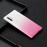 for HUAWEI P20 LITE/P30 LITE/P40 LITE/Nova6SE/Nova 7i Phone Case Gradient Color Glitter Powder Phone Cover with Airbag Bracket Pink
