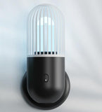 Capsule UV Disinfection Lamp with Ozone Sterilization Can Be Regularly Disinfected for Bedroom Plain black-with ozone