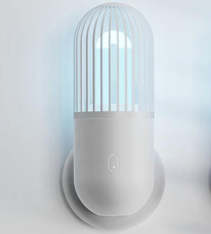 Capsule UV Disinfection Lamp with Ozone Sterilization Can Be Regularly Disinfected for Bedroom White-With Ozone