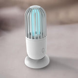 Capsule UV Disinfection Lamp with Ozone Sterilization Can Be Regularly Disinfected for Bedroom Plain black-with ozone