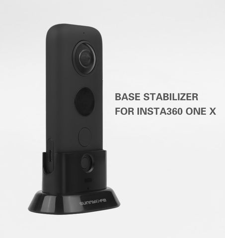 For Insta360 One X Stand Stabilizer Sports Camera Accessories Base for Instability 360 One X black