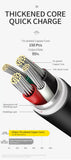 DUX DUCIS K-MAX MICRO PU Data Line Sync Data Charging Charger Cable red