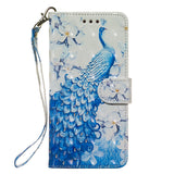 For HUAWEI honor 7C / Enjoy 8/Y7PRIME 2018/Y7 PRO 2018/NOVA2 LITE 3D Coloured Painted PU Magnetic Clasp Phone Case with Card Slots Bracket Lanyard Flower panda