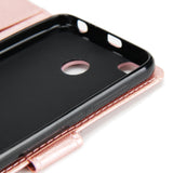 Ultra Slim Shockproof Full Protective Case with Card Wallet Slot for Xiaomi Redmi 4X red