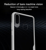 For VIVO Y95 /Y91 with fingerprint hole Ultra Slim Translucent Non-slip Shockproof TPU Back Cover  Transparent White