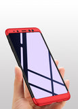 For Samsung A8 2018 360 Degree Protective Case Ultra Thin Hard Back Cover Gold