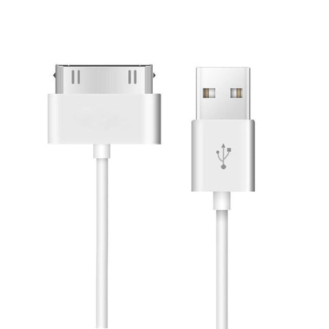 USB Charger Cable for iPhone 4 4s iPod Nano iPad 2 3 30-Pin Data USB Charging Cable