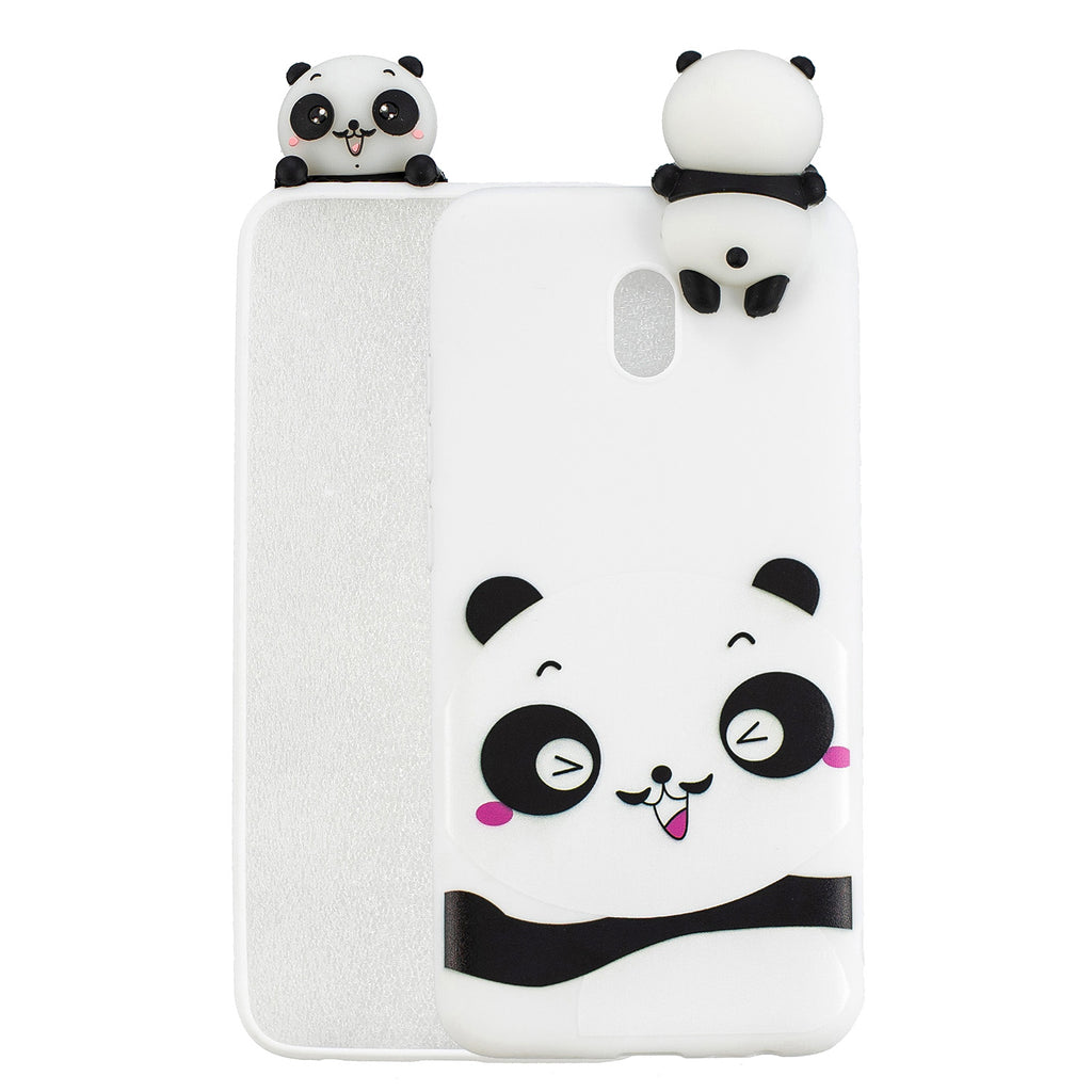 For Redmi 8/8A/5/Note 8T Mobile Phone Case Cute Cellphone Shell Soft TPU Cover with Cartoon Pig Duck Bear Kitten Lovely Pattern White