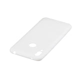 For HUAWEI Y7 2019 Lovely Candy Color Matte TPU Anti-scratch Non-slip Protective Cover Back Case white