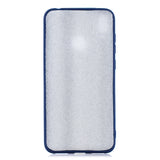 For HUAWEI Y7 2019 Lovely Candy Color Matte TPU Anti-scratch Non-slip Protective Cover Back Case Navy