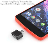 OTG Adapter USB OTG Converter Head SD Card Reader Connection Kit white