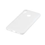 For HUAWEI Y7 2019 Lovely Candy Color Matte TPU Anti-scratch Non-slip Protective Cover Back Case white