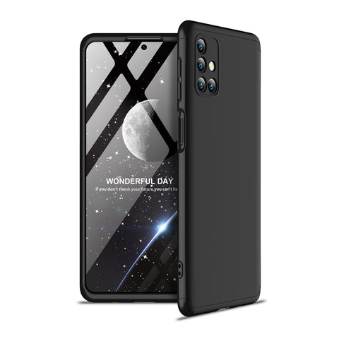 For Samsung Note 20/Note 20 Ultra/M31S Mobile Phone Cover 360 Degree Full Protection Phone Case black