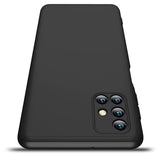 For Samsung Note 20/Note 20 Ultra/M31S Mobile Phone Cover 360 Degree Full Protection Phone Case black