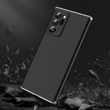 For Samsung Note 20/Note 20 Ultra/M31S Mobile Phone Cover 360 Degree Full Protection Phone Case Silver black silver