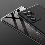 For Samsung Note 20/Note 20 Ultra/M31S Mobile Phone Cover 360 Degree Full Protection Phone Case Silver black silver
