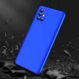 For Samsung Note 20/Note 20 Ultra/M31S Mobile Phone Cover 360 Degree Full Protection Phone Case blue