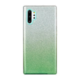 for HUAWEI P20 LITE/P30 LITE/P40 LITE/Nova6SE/Nova 7i Phone Case Gradient Color Glitter Powder Phone Cover with Airbag Bracket green