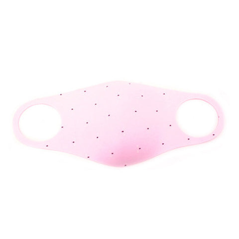 Drawstring Style Thin Mask Breathable Dustproof Ultra Soft Anti-fog for Women Men Pink regular_One size