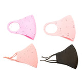 Drawstring Style Thin Mask Breathable Dustproof Ultra Soft Anti-fog for Women Men Pink regular_One size