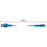 Rainbow Braided USB Data Cable Fast Charging Cord for iOS or Android Mobile Phones for Android