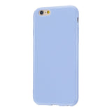For iPhone 5/5S/SE/6/6S/6 Plus/6S Plus/7/8/7 Plus/8 Plus Cellphone Cover Soft TPU Bumper Protector Phone Shell Taro purple