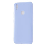 For VIVO Y93/Y95 Mobile Phone Case Glossy Finish Lightweight TPU Cellphone Cover Anti-scratch Overal Protection Shell Taro purple