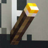 Light Up Torch 28CM High Brightness LED Minecraft Hand Held or Wall Mount Flashlight