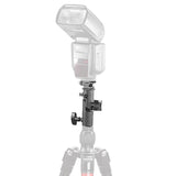 Hot Shoe Umbrella Holder Mount E Type Flash Light Stand Bracket for DSLR Camera black