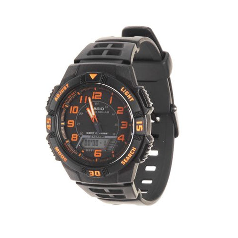 Casio Men's AQS800W-1B2VCF "Slim" Solar Multi-Function Ana-Digi Sport Watch