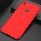 For VIVO Y83 Fingerprint Slim 3 in 1 Hybrid Hard Case Full Body 360 Degree Protection Back Cover red