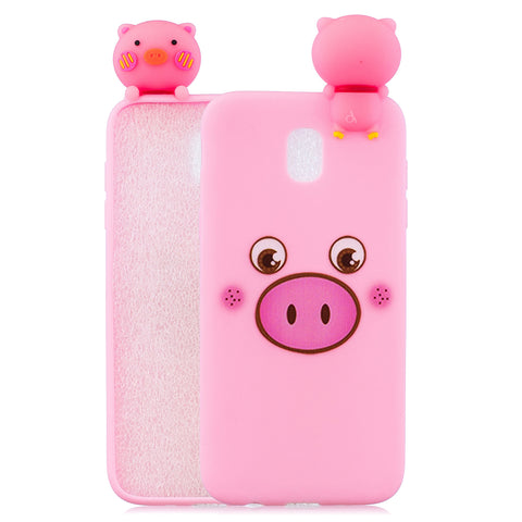 For Redmi 8A 3D Cartoon Painting Back Cover Soft TPU Mobile Phone Case Shell Little pink pig