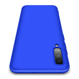 For Samsung A70 Ultra Slim PC Back Cover Non-slip Shockproof 360 Degree Full Protective Case Blue black blue