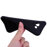 for Samsung A5 2017 Cute Candy Color Matte TPU Anti-scratch Non-slip Protective Cover Back Case Navy