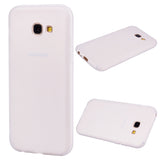 for Samsung A5 2017 Cute Candy Color Matte TPU Anti-scratch Non-slip Protective Cover Back Case white