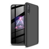 For Samsung A70 Ultra Slim PC Back Cover Non-slip Shockproof 360 Degree Full Protective Case black