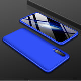 For Samsung A70 Ultra Slim PC Back Cover Non-slip Shockproof 360 Degree Full Protective Case blue