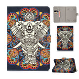 Universal 10Inches Laptop Protective Case with Front Snap Cute Cartoon Color Painted PU Cover  owl