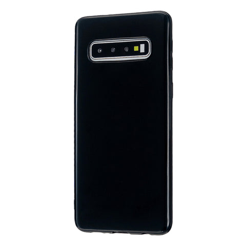 For Samsung S10/S10E/S10 Plus Cellphone Case Precise Cutouts Simple Profile Soft TPU Mobile Phone Shell Bright black