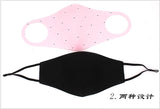 Drawstring Style Thin Mask Breathable Dustproof Ultra Soft Anti-fog for Women Men Pink Drawstring_One size
