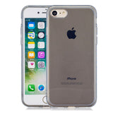 for iPhone 6/6S / 6 Plus/6S Plus / 7/8 / 7 Plus/8 Plus Clear Colorful TPU Back Cover Cellphone Case Shell Black