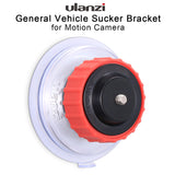 ULANZI U-50 Action Camera Sucker Holder Car Holder Mount Glass Suction Cup Bracket for GoPro DJI Osmo Action red