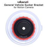 ULANZI U-50 Action Camera Sucker Holder Car Holder Mount Glass Suction Cup Bracket for GoPro DJI Osmo Action red